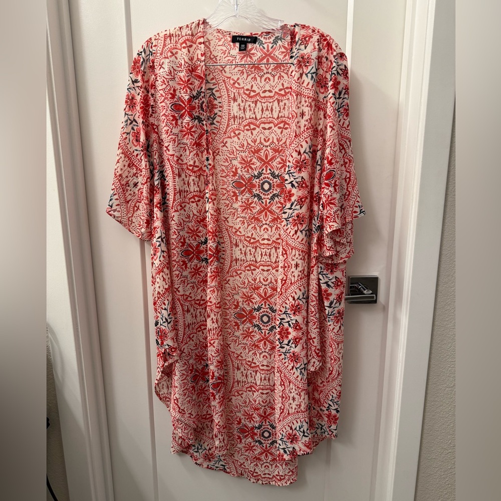Torrid Topper/Duster, sheer, like new condition, size 00